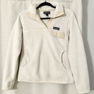Patagonia Small Fleece White Cream color